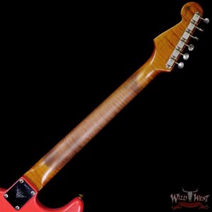 Fender Custom Shop Andy Hicks Masterbuilt 1961 Stratocaster Roasted Flame Maple Neck Brazilian Rosewood Board Relic Fiesta Red - Image 5