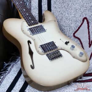 Fender Custom Shop Andy Hicks Masterbuilt 1972 Telecaster Thinline HH Brazilian Rosewood Fingerboard Journeyman Relic Antigua 7.10 LBS (US Only / No International Shipping) - Image 8