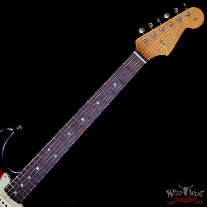 Fender Custom Shop Andy Hicks Masterbuilt 1964 Stratocaster Brazilian Rosewood Board Josefina Hand-Wound Pickups Joueneyman Relic Target 3 Tone Sunburst 7.30 LBS (US Only / No International Shipping) - Image 4