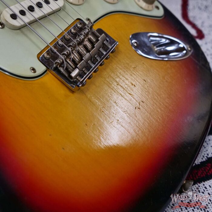 Fender Custom Shop Andy Hicks Masterbuilt 1964 Stratocaster Brazilian Rosewood Board Josefina Hand-Wound Pickups Joueneyman Relic Target 3 Tone Sunburst 7.30 LBS (US Only / No International Shipping) - Image 9