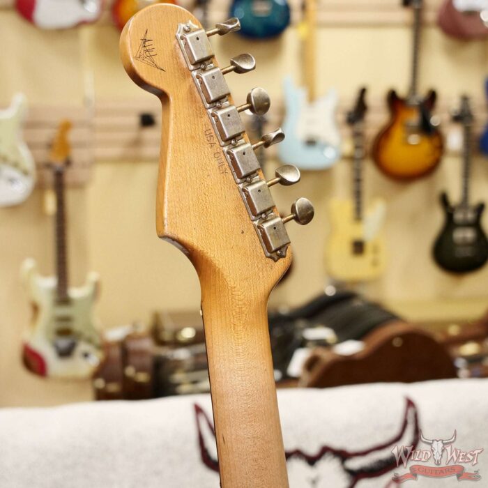Fender Custom Shop Andy Hicks Masterbuilt 1964 Stratocaster Brazilian Rosewood Board Josefina Hand-Wound Pickups Joueneyman Relic Target 3 Tone Sunburst 7.30 LBS (US Only / No International Shipping) - Image 11