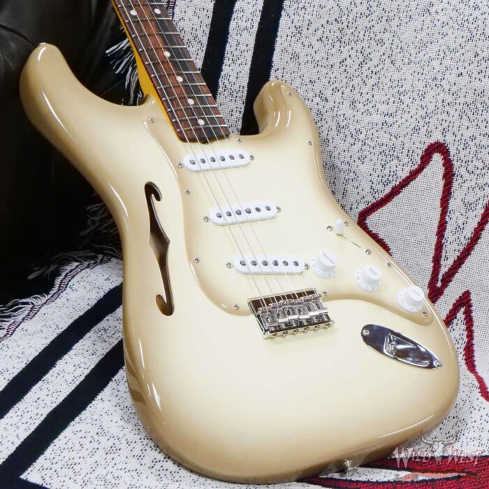 Fender Custom Shop Andy Hicks Masterbuilt 60’s Stratocaster Thinline Hardtail Brazilian Rosewood Board NOS Antigua - Image 8