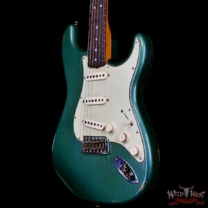 Fender Custom Shop Andy Hicks Masterbuilt 1964 Stratocaster Brazilian Rosewood Board Josefina Pickups Joueneyman Relic Sherwood Green Metallic 7.55 LBS (US Only / No International Shipping) - Image 2