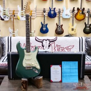 Fender Custom Shop Andy Hicks Masterbuilt 1964 Stratocaster Brazilian Rosewood Board Josefina Pickups Joueneyman Relic Sherwood Green Metallic 7.55 LBS (US Only / No International Shipping) - Image 6