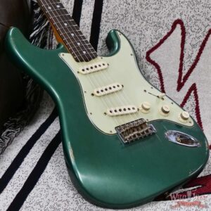 Fender Custom Shop Andy Hicks Masterbuilt 1964 Stratocaster Brazilian Rosewood Board Josefina Pickups Joueneyman Relic Sherwood Green Metallic 7.55 LBS (US Only / No International Shipping) - Image 8