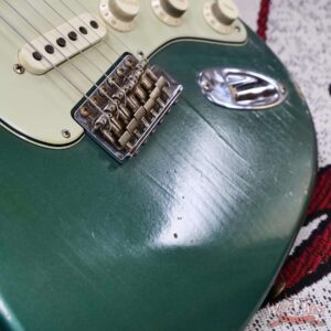Fender Custom Shop Andy Hicks Masterbuilt 1964 Stratocaster Brazilian Rosewood Board Josefina Pickups Joueneyman Relic Sherwood Green Metallic 7.55 LBS (US Only / No International Shipping) - Image 9