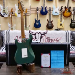 Fender Custom Shop Andy Hicks Masterbuilt 1964 Stratocaster Brazilian Rosewood Board Josefina Pickups Joueneyman Relic Sherwood Green Metallic 7.55 LBS (US Only / No International Shipping) - Image 10