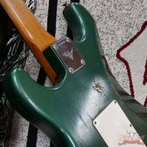 Fender Custom Shop Andy Hicks Masterbuilt 1964 Stratocaster Brazilian Rosewood Board Josefina Pickups Joueneyman Relic Sherwood Green Metallic 7.55 LBS (US Only / No International Shipping) - Image 13