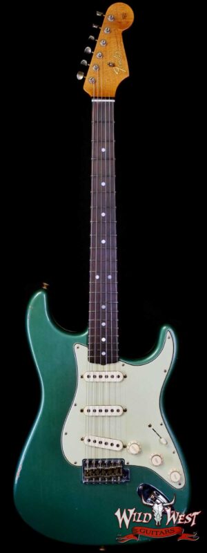 Fender Custom Shop Andy Hicks Masterbuilt 1964 Stratocaster Brazilian Rosewood Board Josefina Pickups Joueneyman Relic Sherwood Green Metallic 7.55 LBS (US Only / No International Shipping)