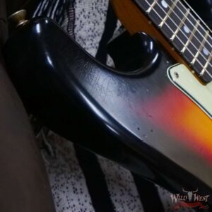 Fender Custom Shop Andy Hicks Masterbuilt 1964 Stratocaster Brazilian Rosewood Board Josefina Hand-Wound Pickups Joueneyman Relic Target 3 Tone Sunburst - Image 9
