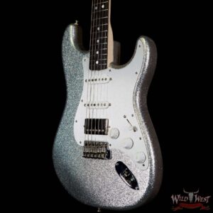 Fender Custom Shop Levi Perry Apprentice Masterbuilt HSS Stratocaster Brazilian Rosewood Josefina Hand-Wound Pickups NOS Silver Sparkle - Image 2