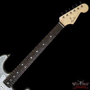 Fender Custom Shop Levi Perry Apprentice Masterbuilt HSS Stratocaster Brazilian Rosewood Josefina Hand-Wound Pickups NOS Silver Sparkle - Image 4