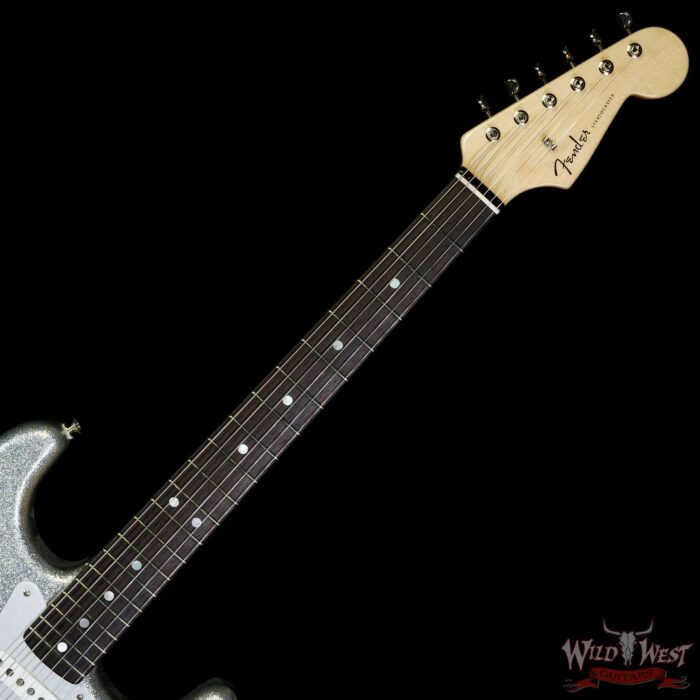 Fender Custom Shop Levi Perry Apprentice Masterbuilt HSS Stratocaster Brazilian Rosewood Josefina Hand-Wound Pickups NOS Silver Sparkle - Image 4