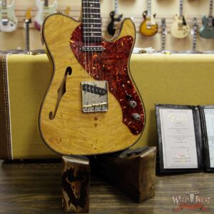 Fender Custom Shop Artisan Maple Burl Thinline Telecaster Roasted Birdseye Maple Neck African Blackwood Fretboard - Image 12