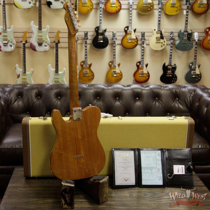 Fender Custom Shop Artisan Maple Burl Thinline Telecaster Roasted Birdseye Maple Neck African Blackwood Fretboard - Image 13