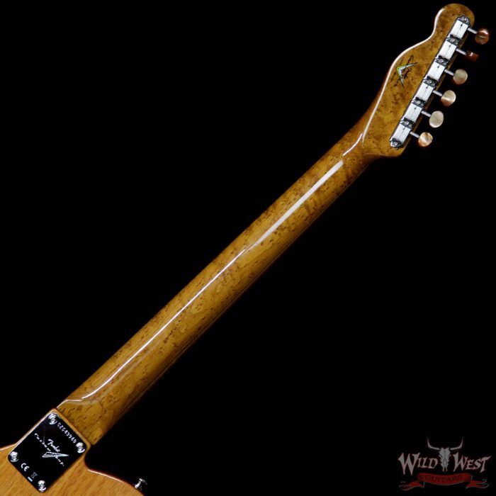 Fender Custom Shop Artisan Maple Burl Thinline Telecaster Roasted Birdseye Maple Neck African Blackwood Fretboard - Image 10