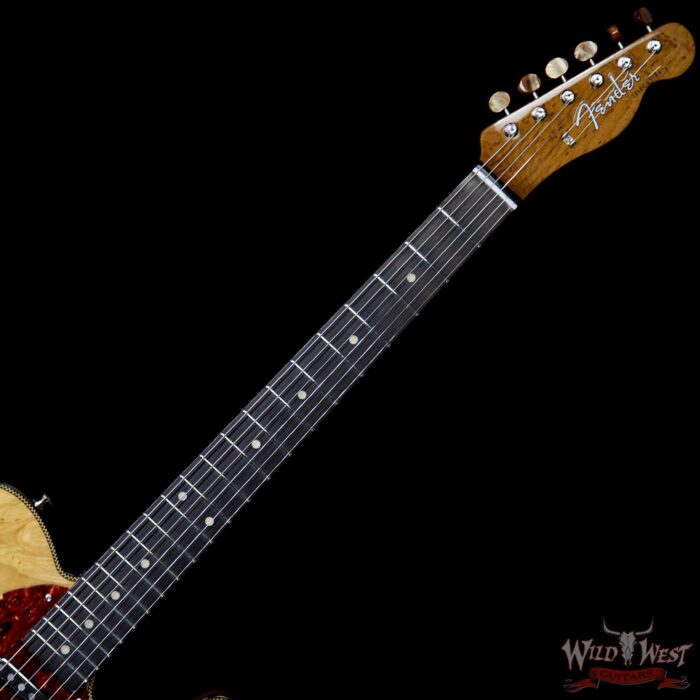 Fender Custom Shop Artisan Maple Burl Thinline Telecaster Roasted Birdseye Maple Neck African Blackwood Fretboard - Image 8