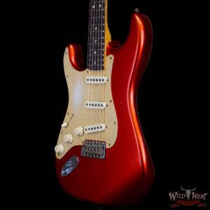 Fender Custom Shop Limited Edition Big Head Stratocaster Jouneyman Relic Hand-Wound Pickups Lefty Left-Handed Candy Apple Red - Image 2