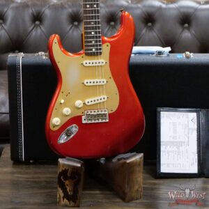 Fender Custom Shop Limited Edition Big Head Stratocaster Jouneyman Relic Hand-Wound Pickups Lefty Left-Handed Candy Apple Red - Image 8