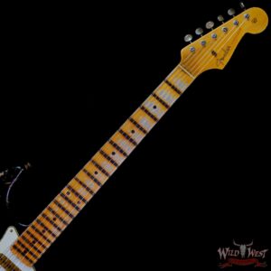 Fender Custom Shop Wild West Black Lightning 2.0 Stratocaster HSS Maple Board 21 Frets Heavy Relic 2 Tone Sunburst - Image 4