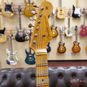 Fender Custom Shop Wild West Black Lightning 2.0 Stratocaster HSS Maple Board 21 Frets Heavy Relic 2 Tone Sunburst - Image 7