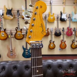 Fender Custom Shop Wild West Black Lightning Stratocaster HSS Floyd Rose Rosewood Board 21 Frets Heavy Relic 3 Tone Sunburst - Image 7