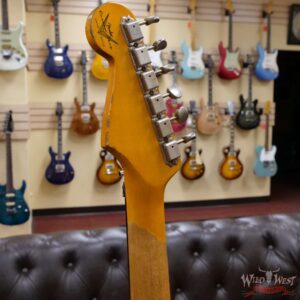Fender Custom Shop Wild West Black Lightning Stratocaster HSS Floyd Rose Rosewood Board 21 Frets Heavy Relic 3 Tone Sunburst - Image 10