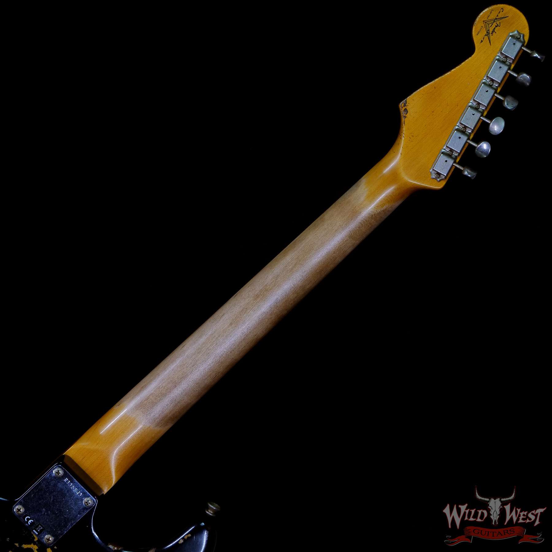 fendercs-bl-r115841-c3__wwg.jpg Fender Custom Shop Wild West Black Lightning 2.0 Stratocaster HSS Maple Board 22 Frets Heavy Relic 2 Tone Sunburst - Image 5