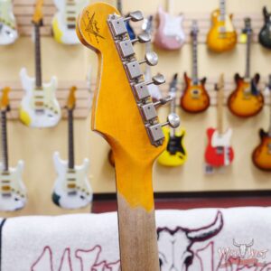 Fender Custom Shop Wild West Black Lightning 2.0 Stratocaster HSS Rosewood Board 21 Frets Heavy Relic Candy Apple Red - Image 11