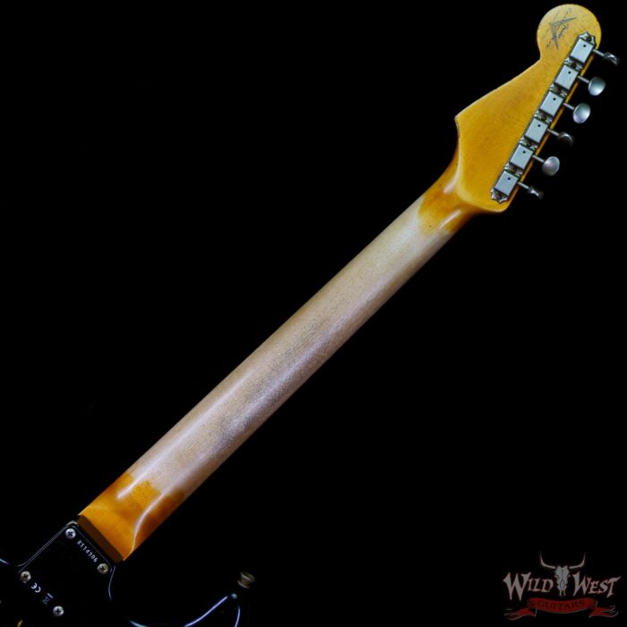 Fender Custom Shop Wild West Black Lightning 2.0 Stratocaster HSS Rosewood Board 22 Frets Heavy Relic 3 Tone Sumburst - Image 5