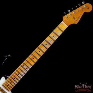 Fender Custom Shop Wild West Black Lightning 2.0 Stratocaster HSS Maple Board 22 Frets Heavy Relic Pink Paisley - Image 4