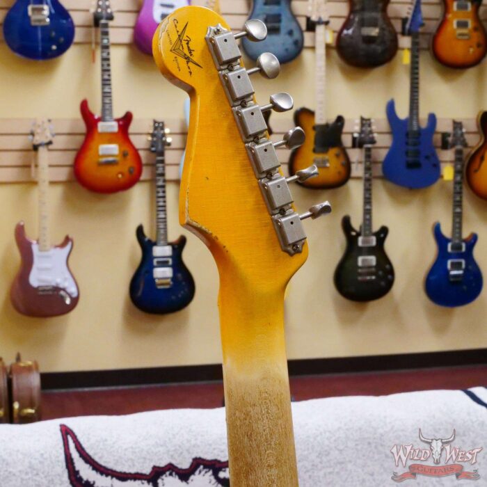 Fender Custom Shop Black Lightning 2.0 Stratocaster HSS Maple Neck 21 Frets Heavy Relic Lake Placid Blue - Image 11