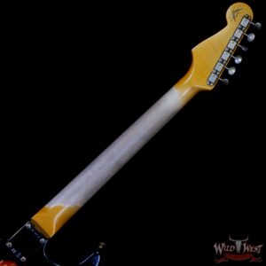 Fender Custom Shop Wild West Black Lightning 2.0 Stratocaster HSS Rosewood Board 21 Frets Heavy Relic 3 Tone Sunburst 7.30 lbs - Image 5