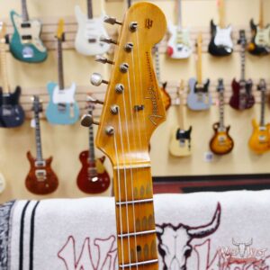 Fender Custom Shop Wild West Black Lightning 2.0 Stratocaster HSS Maple Board 22 Frets Heavy Relic Lake Placid Blue - Image 7