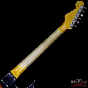 Fender Custom Shop Black Lightning 2.0 Stratocaster Heavy Relic HSS 21 Black over 3 Tone Sunburst - Image 11