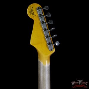 Fender Custom Shop Black Lightning Floyd Rose Stratocaster Heavy Relic HSS 21 Frets 3 Tone Sunburst - Image 10
