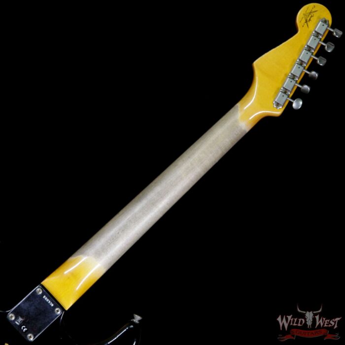 Fender Custom Shop Black Lightning Floyd Rose Stratocaster Heavy Relic HSS 21 Frets 3 Tone Sunburst - Image 11