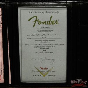 Fender Custom Shop Black Lightning Stratocaster HSS Floyd Rose Heavy Relic Rosewood Board 3 Tone Sunburst - Image 15
