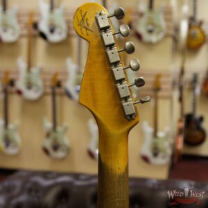 Fender Custom Shop Black Lightning Stratocaster HSS Floyd Rose Heavy Relic Rosewood Board 3 Tone Sunburst - Image 9