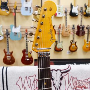 Fender Custom Shop Wild West Black Lightning Stratocaster HSS Floyd Rose Rosewood Board 22 Frets Heavy Relic Candy Apple Red - Image 7