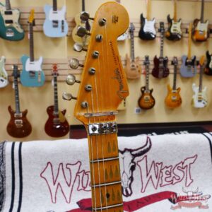Fender Custom Shop Wild West Black Lightning Stratocaster HSS Floyd Rose Maple Board 22 Frets Heavy Relic 2 Tone Sunburst - Image 7