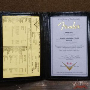 Fender Custom Shop Wild West Black Lightning Stratocaster HSS Floyd Rose Maple Board 22 Frets Heavy Relic Candy Tangerine - Image 14