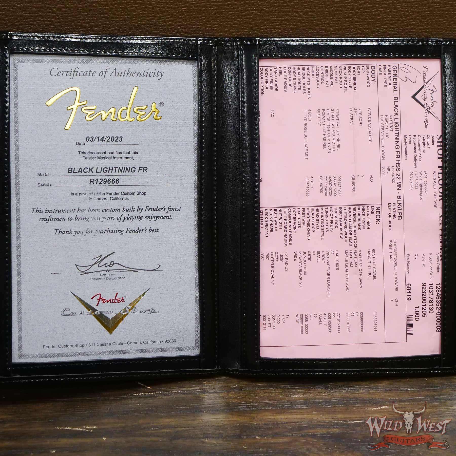 fendercs-blfr-r129666-d8__wwg.jpg Fender Custom Shop Wild West Black Lightning Stratocaster HSS Floyd Rose Maple Board 22 Frets Heavy Relic Lake Placid Blue - Image 13