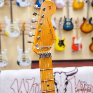 Fender Custom Shop Wild West Black Lightning Stratocaster HSS Floyd Rose Maple Board 22 Frets Heavy Relic Candy Apple Red - Image 7
