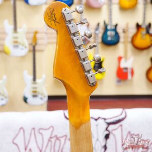 Fender Custom Shop Wild West Black Lightning Stratocaster HSS Floyd Rose Maple Board 22 Frets Heavy Relic Candy Apple Red - Image 11