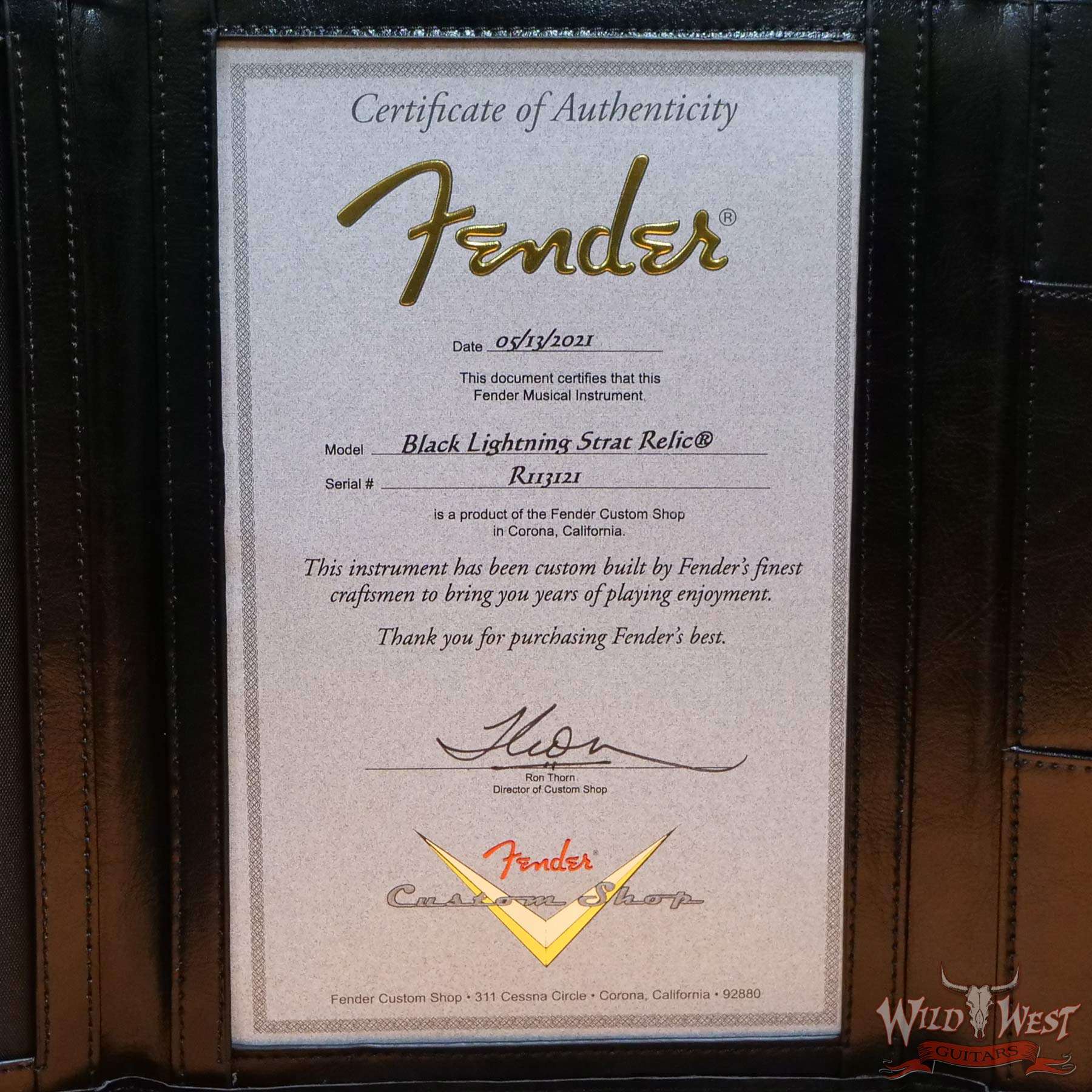fendercs-blfr-strat-mn22-lpb-r113121-d7__wwg.jpg Fender Custom Shop Wild West Black Lightning Stratocaster HSS Floyd Rose Maple Board 22 Frets Heavy Relic Lake Placid Blue - Image 12