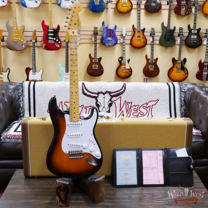 Fender Custom Shop Eric Clapton Signature Stratocaster Maple Fingerboard Journeyman Relic 2-Color Sunburst - Image 6