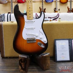 Fender Custom Shop Eric Clapton Signature Stratocaster Maple Fingerboard Journeyman Relic 2-Color Sunburst - Image 8