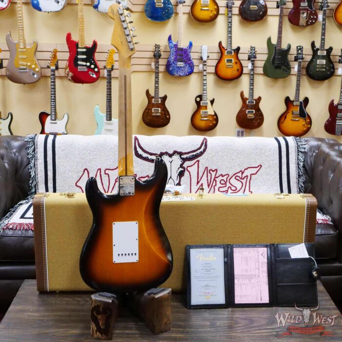 Fender Custom Shop Eric Clapton Signature Stratocaster Maple Fingerboard Journeyman Relic 2-Color Sunburst - Image 9
