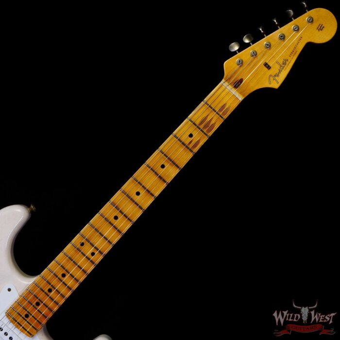 Fender Custom Shop Eric Clapton Signature Stratocaster Maple Fingerboard Journeyman Relic Aged White Blonde - Image 4